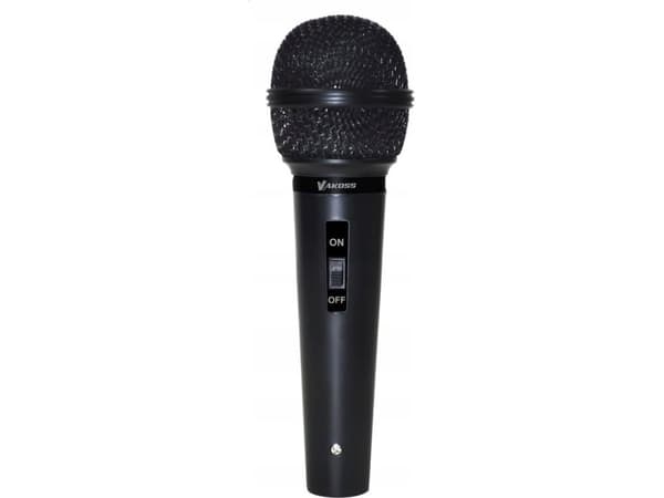Vakoss AK-472K, Scene/opptreden, -55 dB, 80 - 15000 Hz, 600 O, Kardioide, Dynamisk