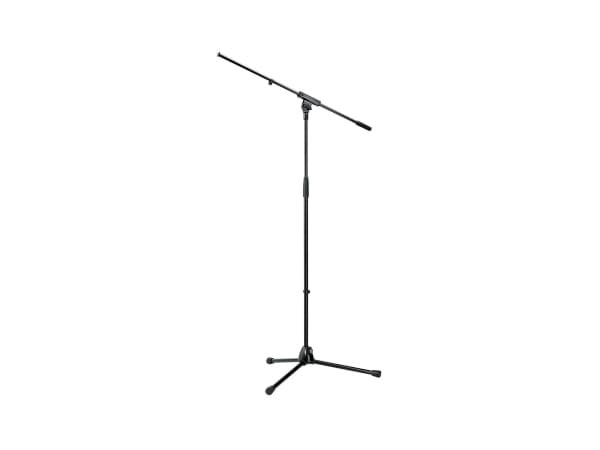 König & Meyer 21060-300-55, Suora mikrofoniteline, Kolmijalkateline, Musta, Terästä, 3/8", 92,5 cm