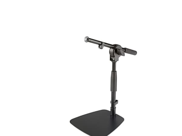 K&M 25995 - Stativ - for mikrofon - stål - svart - plassering på gulv, skrivebord