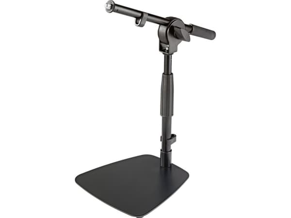 K&M 25995 - Stativ - for mikrofon - stål - svart - plassering på gulv, skrivebord