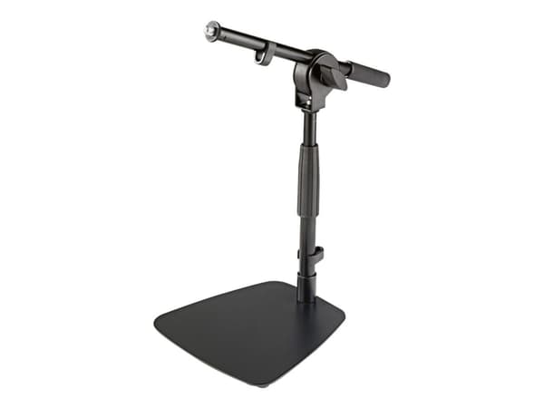 K&M 25995 - Stativ - for mikrofon - stål - svart - plassering på gulv, skrivebord