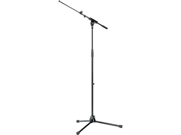König & Meyer 21080-300-55, Varsimikrofonin teline, Kolmijalkateline, Musta, Terästä, 3/8", 92,5 cm