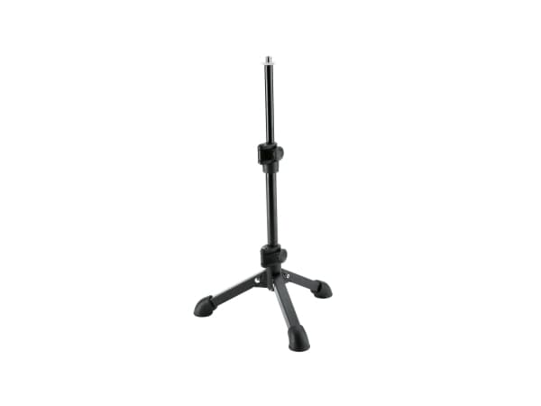 König & Meyer 23150-100-55, Rett mikrofonstativ, Tripod-base, Sort, Stål, 1/4", 23 cm