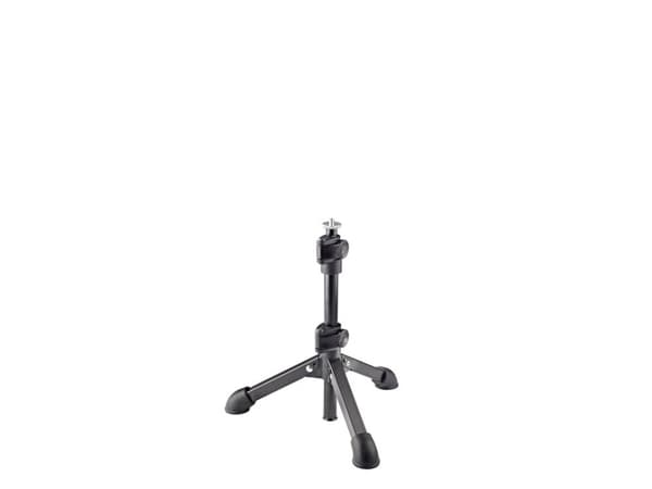 König & Meyer 23150-100-55, Rett mikrofonstativ, Tripod-base, Sort, Stål, 1/4", 23 cm