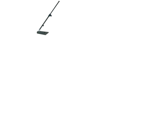 König & Meyer 23400-300-55, Suora mikrofoniteline, Pöydän kiinnitysasluta, Musta, Terästä, 3/8", 170 mm