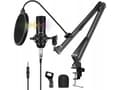 Miniatyrbilde 2 av 5: Microphone Puluz Set Microphone 3in1 Usb + Pop Filter + Arm Tripod/Puluz