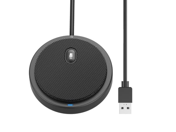 360 USB 2.0 Omnidirectional Conference Microphone with Mute