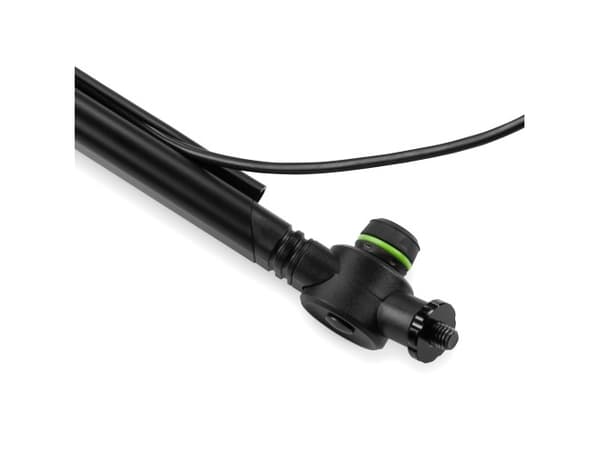 Gravity Mikrofonständer Supporto microfono, Pöydän mikrofoniteline, Pyöreä jalusta, Musta, Alumiini, Terästä, Terästä, 54 mm
