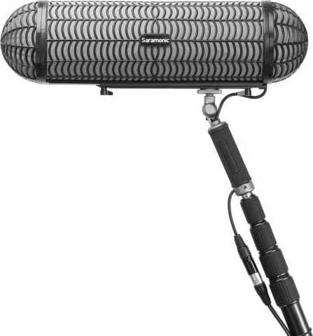 Saramonic Windshield with Saramonic VWS holder for shotgun microphones