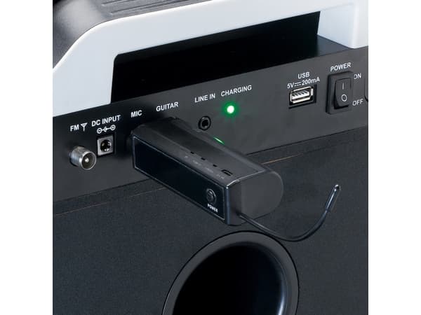 Lenco MCW-020 - Mikrofonsystem - svart