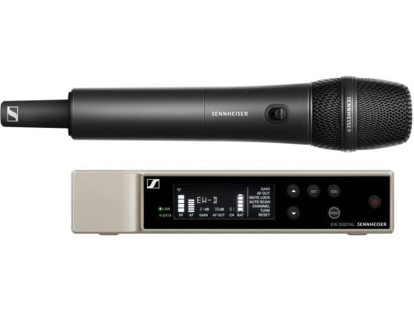 Sennheiser EW-D 835-S Set (Q1-6), Käsimikrofoni, Dynaaminen mikrofoni, Langaton RF, Telineasennettava vastaanotin, Irroitettava, BNC