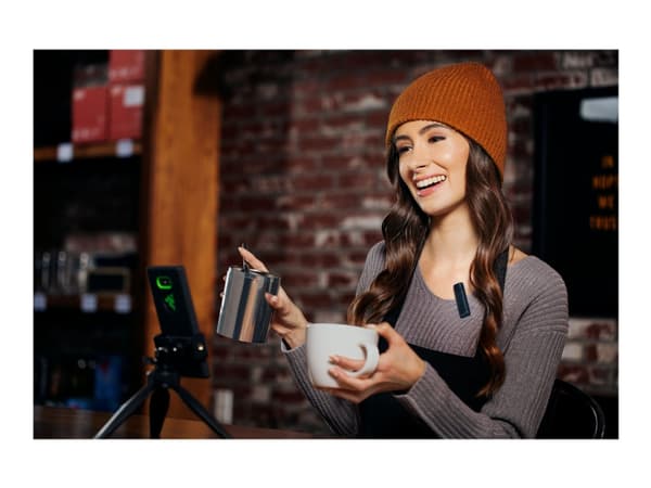 Razer Seiren BT, Matkapuhelimen/älypuhelimen mikrofoni, 48 kHz, Suuntaukseton, Langaton, Bluetooth, 10 m