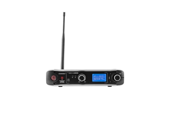 Omnitronic 13063300, Käsimikrofoni, 60 m, Telineasennettava vastaanotin, Metalli, 50 - 18000 Hz, 823 - 832 MHz