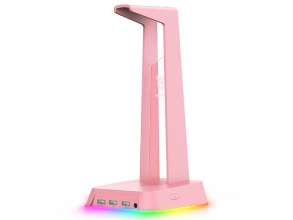 Kuuloketeline RGB-taustavalolla ST2 pinkki