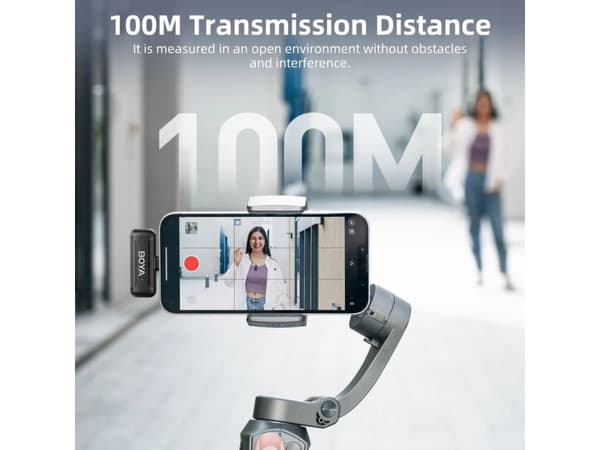 2.4G Mini Wireless Microphone for iPhone, iOS 1+2