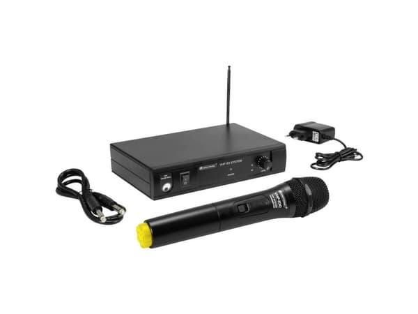 Omnitronic VHF-101 Handhållen talmikrofon Överföringstyp: Trådlös