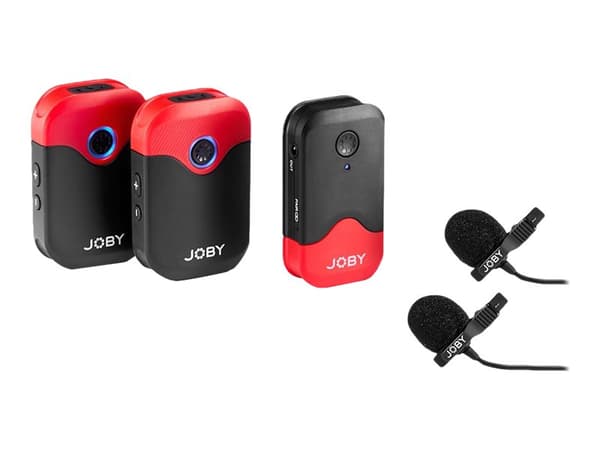 JOBY Wavo AIR - Mikrofonsystem - svart, rød