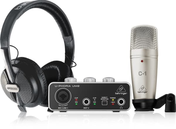 Mikrofon Behringer Behringer U-PHORIA STUDIO - gjør hjemmeopptak