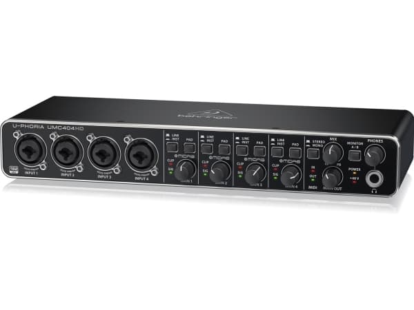 Behringer UMC404HD gränssnitt för ljudinspelning