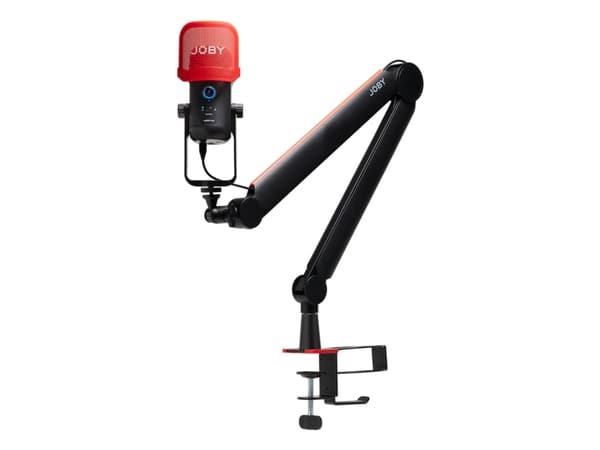 Joby Wavo Boom Arm, Boom-mikrofonstativ, Skrivebordsmontering, Sort, Aluminium, Plast, 1/4", 46,6 cm