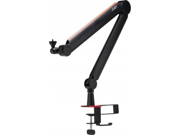 Joby Wavo Boom Arm, Boom-mikrofonstativ, Skrivebordsmontering, Sort, Aluminium, Plast, 1/4", 46,6 cm