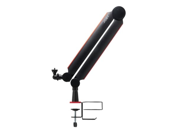 Joby Wavo Boom Arm, Boom-mikrofonstativ, Skrivebordsmontering, Sort, Aluminium, Plast, 1/4", 46,6 cm