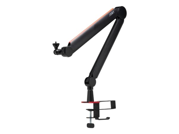 Joby Wavo Boom Arm, Boom-mikrofonstativ, Skrivebordsmontering, Sort, Aluminium, Plast, 1/4", 46,6 cm