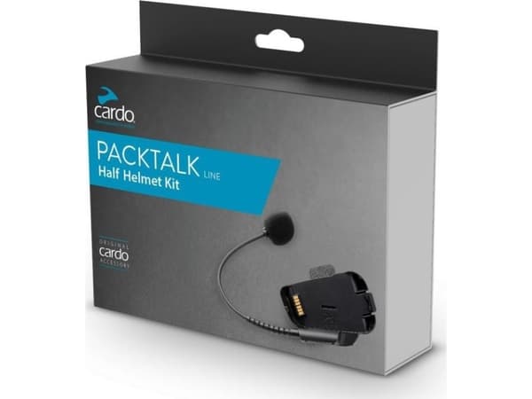 Cardo PackTalk Half Helmet Kit Lydsett med mikrofon