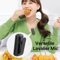 Miniatyrbild 8 av 11: Lavalier Typ-C Trådlös 2 st Mini 2.4GHz 033A1 Mikrofoner - Svart