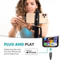 Miniatyrbild 5 av 6: Lavalier Wired Omnidirectional Lightning Clip On Mikrofoner - Svart