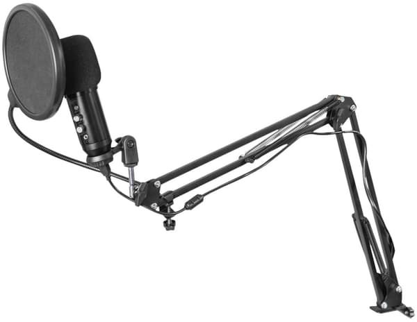 DIGITUS kondensatormikrofon USB 1,5m schwarz