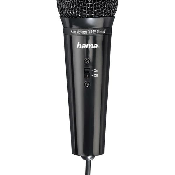 Hama Mikrofon Allround MIC-P35 3.5mm - Svart