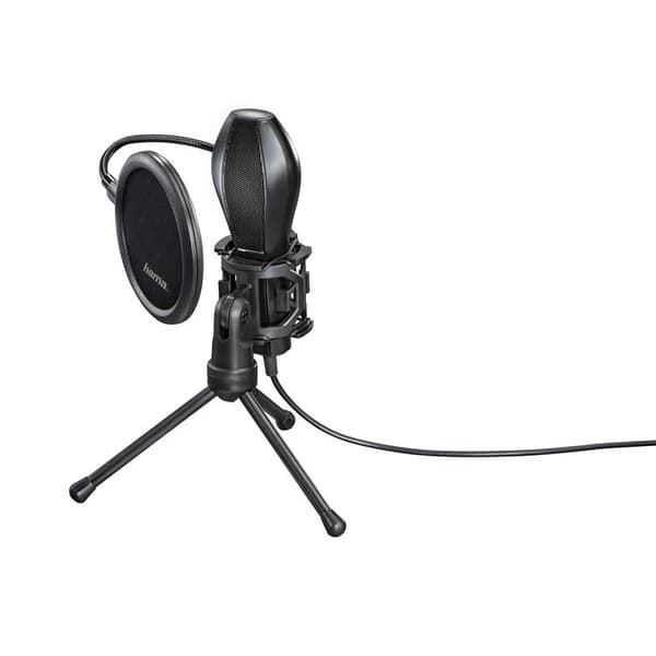 Hama Mikrofon Stream USB - Svart