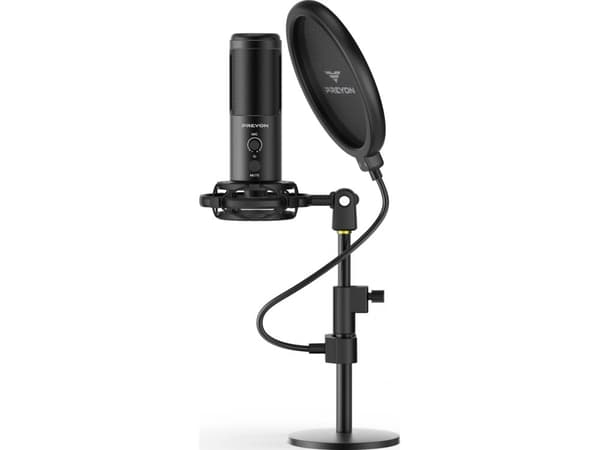 PREYON Buzzard Scream kondensatorinis mikrofonas|USB