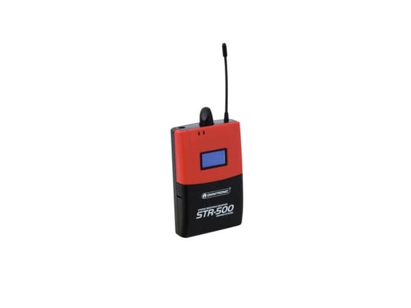 Omnitronic STR-500 - Tragbar (Bodypack-Empfänger) - Ultrahochfrequenz (UHF) - Fixed - 863 - 865 MHz - 20 - 20000 Hz - 32 Ohm (14013220)