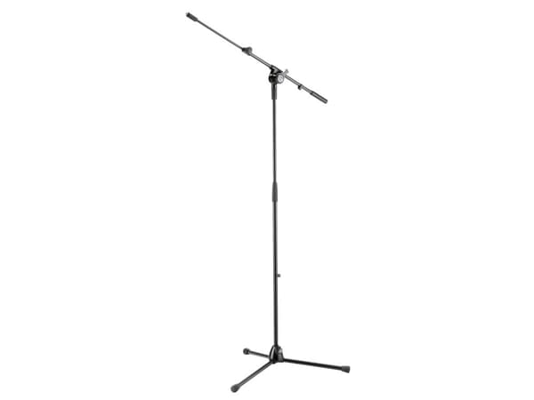 König & Meyer 25600-300-55, Varsimikrofonin teline, Kolmijalkateline, Musta, Terästä, Sinkki, 3/8"