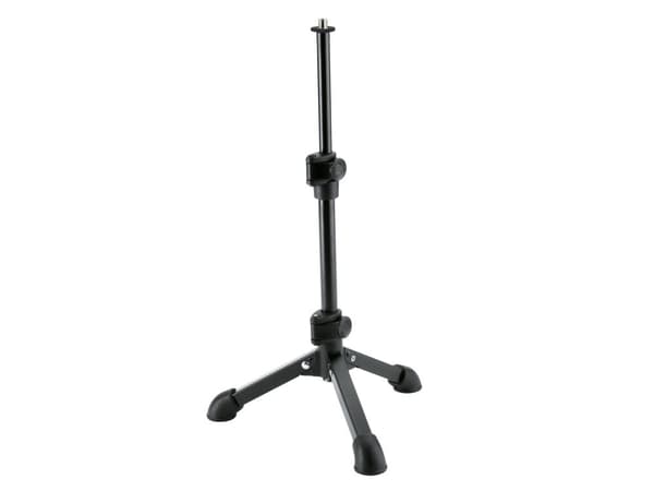 König & Meyer 23150-300-55, Pöydän mikrofoniteline, Kolmijalkateline, Musta, Terästä, 3/8", 23 cm