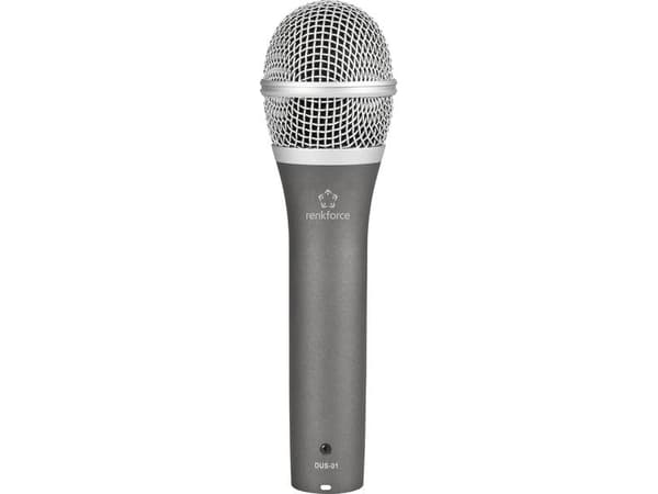 Renkforce DUS-01, -28 dB, 45 - 16000 Hz, 600 O, Kardioide, Dynamisk, Koblet med ledninger (ikke trådløs)