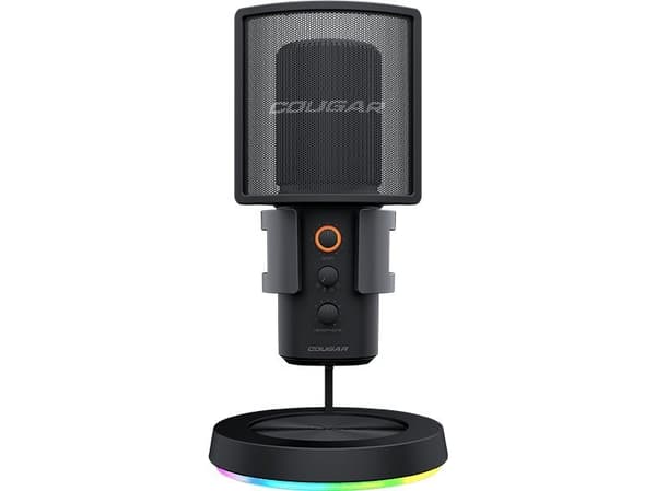 COUGAR Gaming Screamer-X, Studiomikrofon, -45 dB, 20 - 20000 Hz, 16 bit, 48 kHz, 120 dB