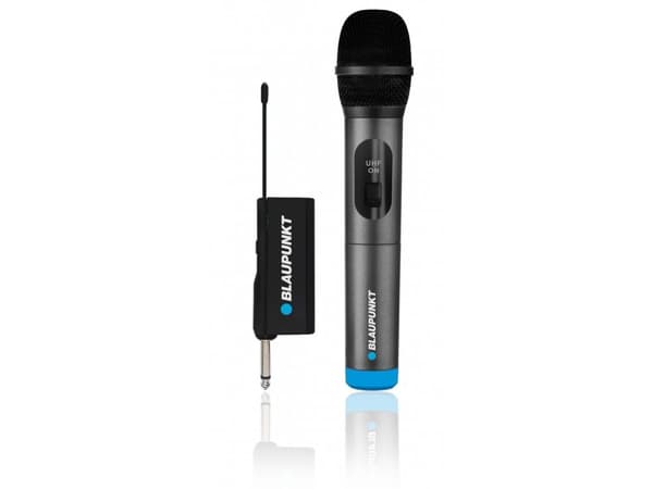 Mikrofon Blaupunkt Trådløs mikrofon Blaupunkt UHF WM40U Sort