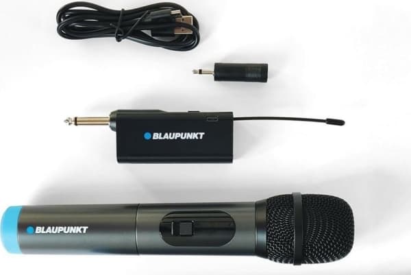 Mikrofon Blaupunkt Trådløs mikrofon Blaupunkt UHF WM40U Sort