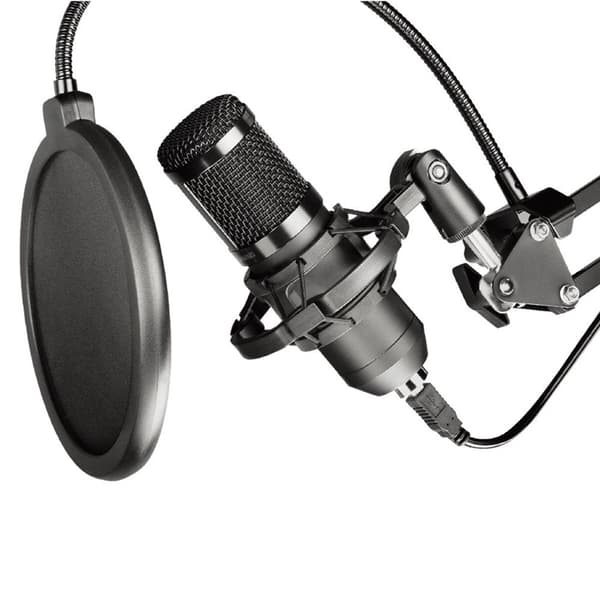 Art Mikrofon USB Diaphragm Condenser Boom - Svart