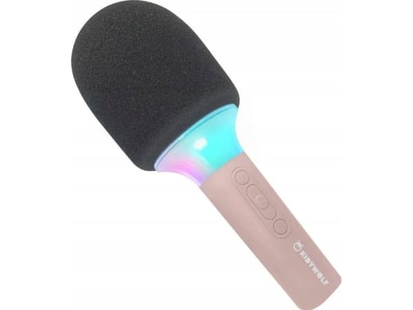 Kidywolf Mikrofon Bluetooth med lys rosa (418125) Rosa