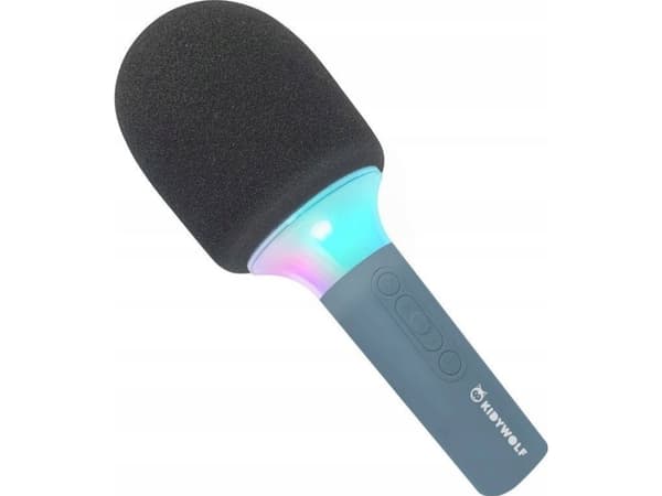 Kidywolf Mikrofon Bluetooth med lys blå (418124) Blå