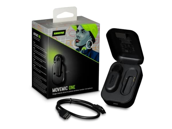 Shure MV-TWO-KIT-Z6, Kamerabeslag, 50 - 20000 Hz, 30 m, Sort, ABS, 0,5 %