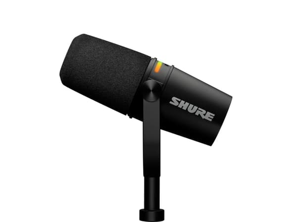 Shure MV7+, Studiomikrofon, -55 dB, 50 - 16000 hz, 1,78 mV/Pa, 36 dB, Riktad / Kardioid