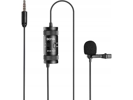 Mikrofon Boya Boya BY-M1 PRO II Lavalier Microphone --no batteries required and TRS/TRRS Switchable