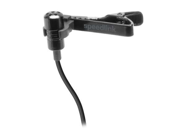 SPEEDLINK SPES - Mikrofon - 3,5 mm-jakk - svart