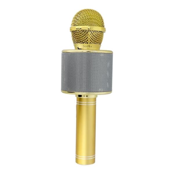 Multimedia Karaoke Mikrofon CR58 - Guld