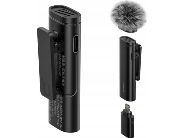 Ulanzi Trådlös mikrofon med knytband Wm-10-i för Iphone Lightning / Wm-10 / Sku:3319